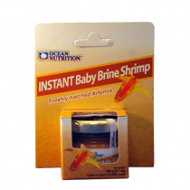 غذای مخصوص ماهی حاوی میگوهای کوچک