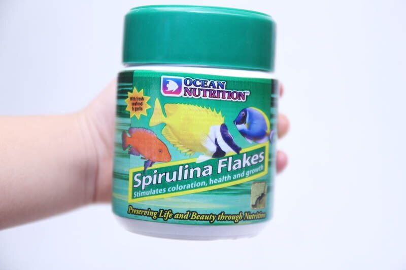 غذای پولکی اسپیرولینا