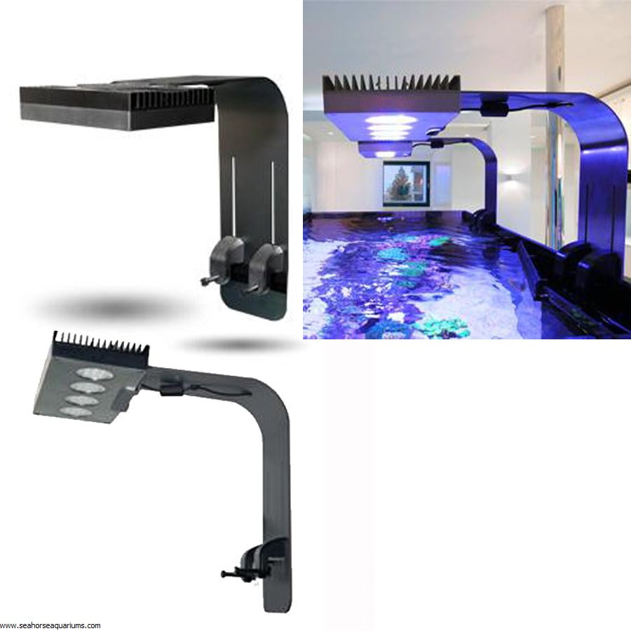 پایه نگهدارنده ویژه نورهای هایدرا بر روی لبه آکواریوم