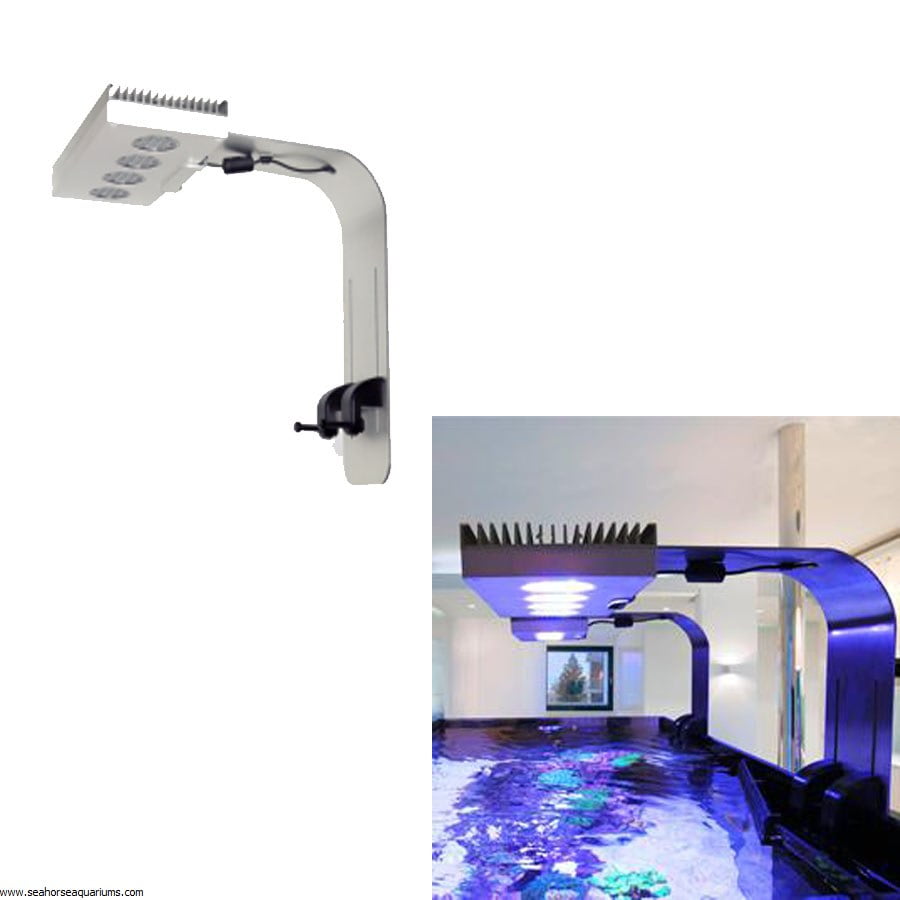 پایه نگهدارنده ویژه نورهای هایدرا بر روی لبه آکواریوم
