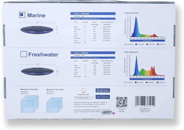نور ال ای دی آب شور یوفو زتلایت
