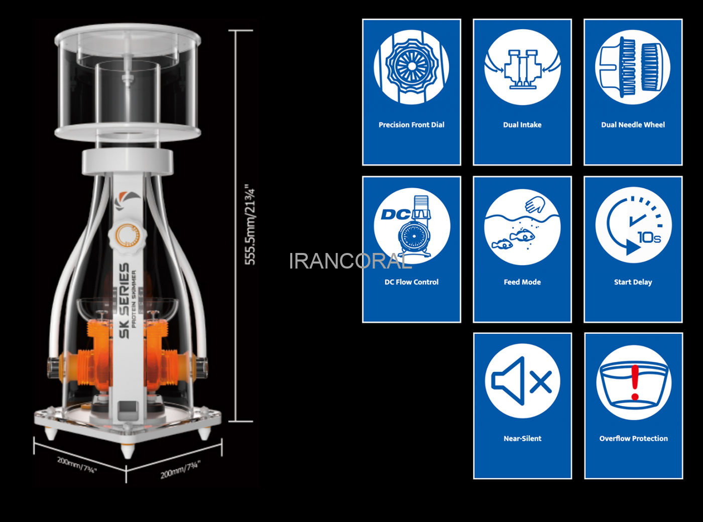 پروتئین اسکیمر SK400 مکس اسپکت