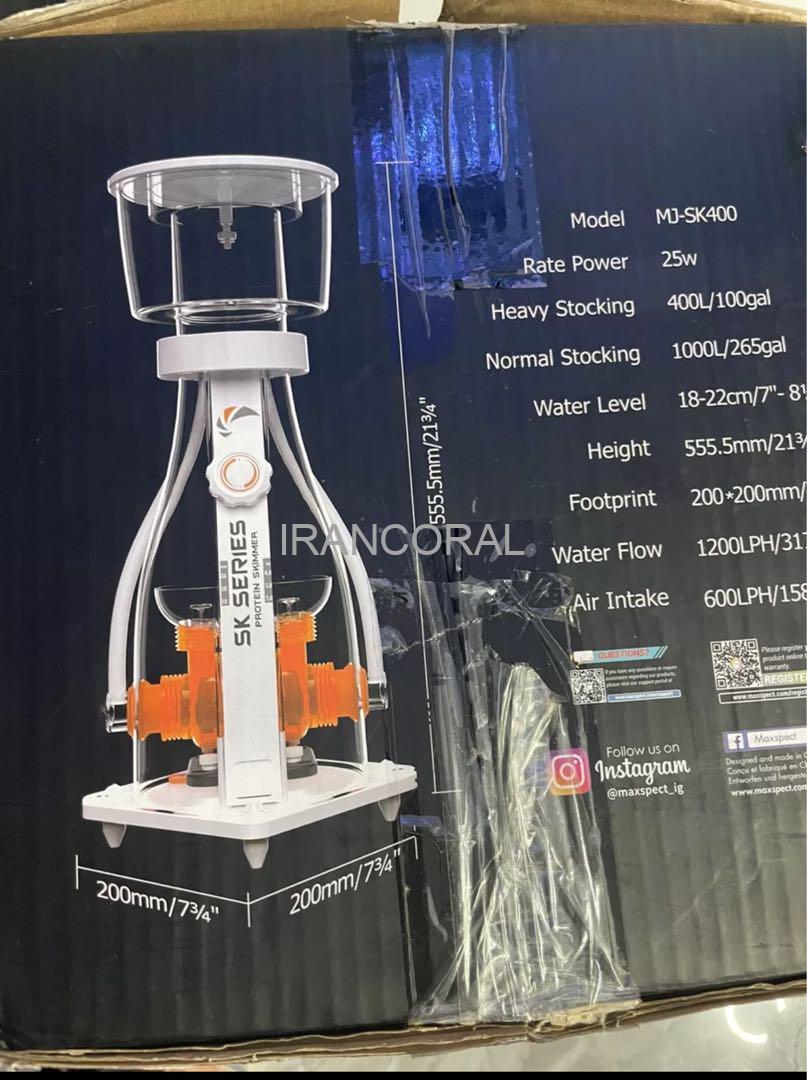 پروتئین اسکیمر SK400 مکس اسپکت